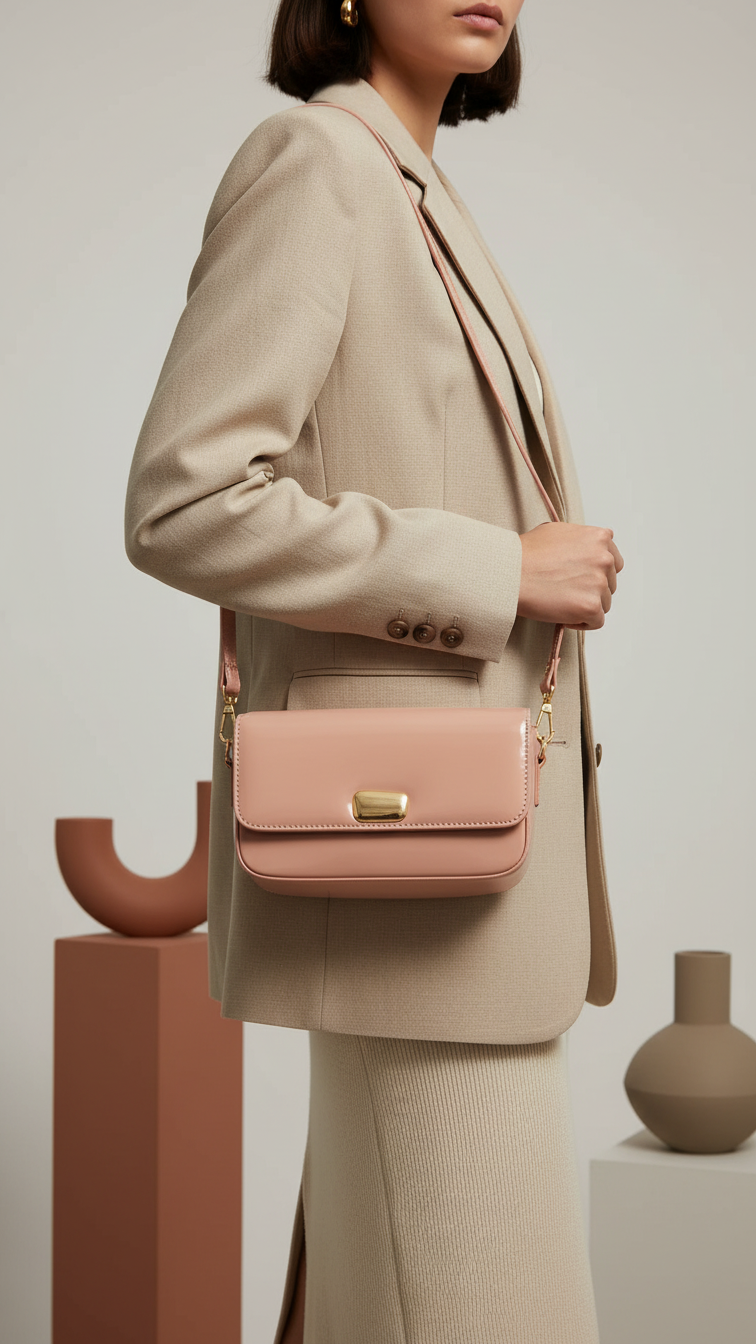 Pink Casual Shoulder Bag For Women P56269