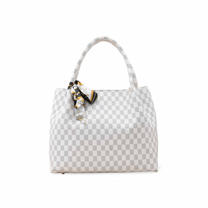 White Shoulder Bag For Women P56303