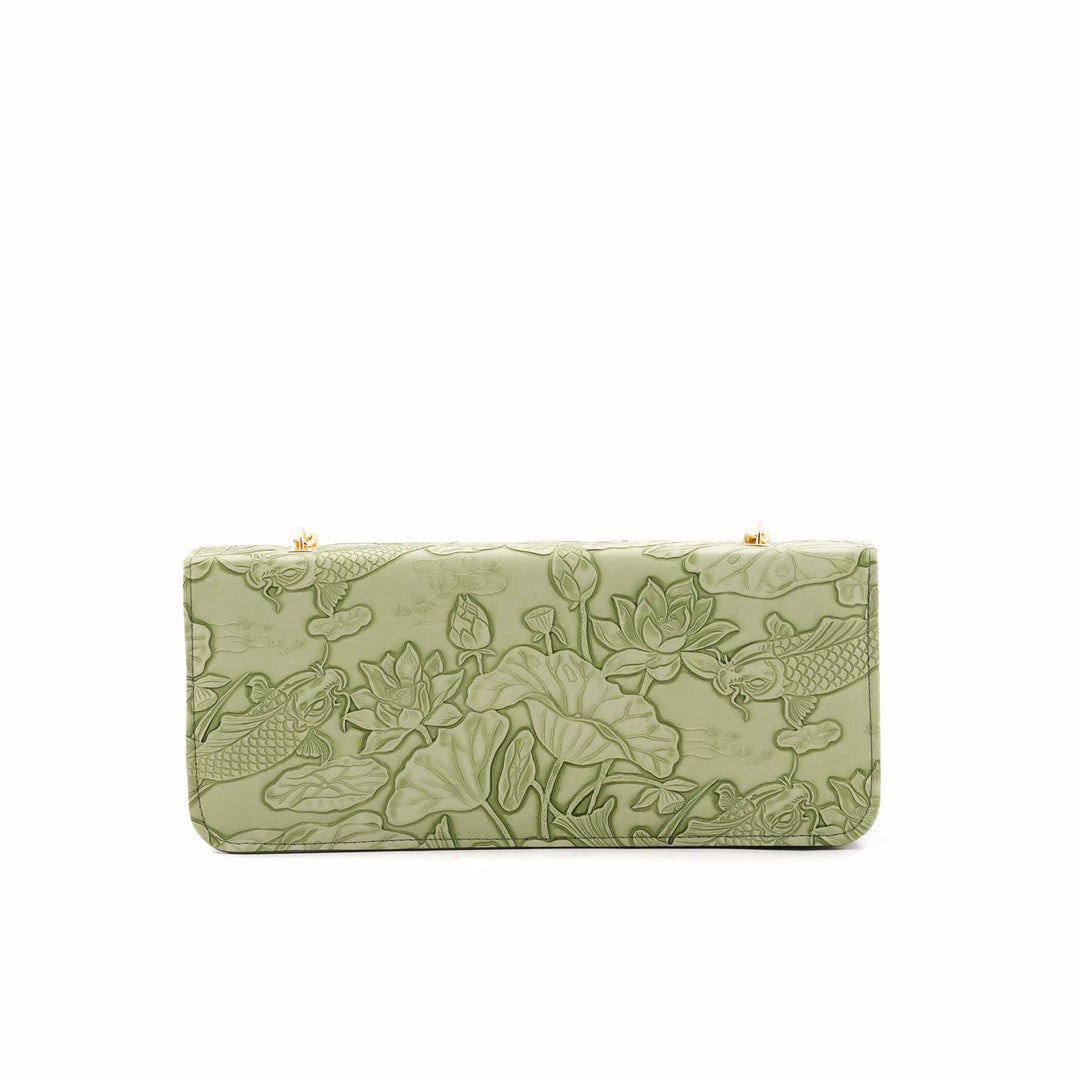 Green Formal Shoulder Bag For Women P56309
