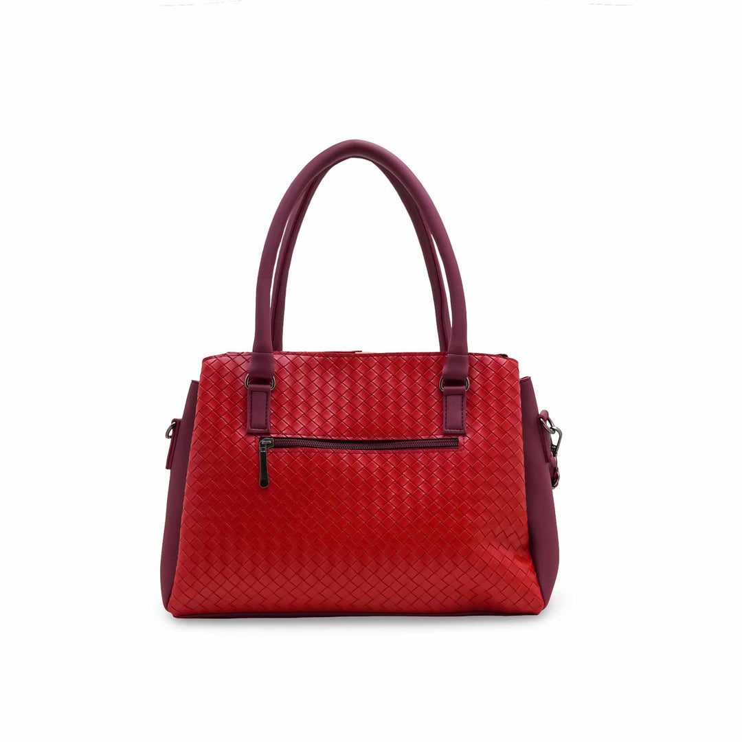Maroon Casual Hand Bag For Women P56324