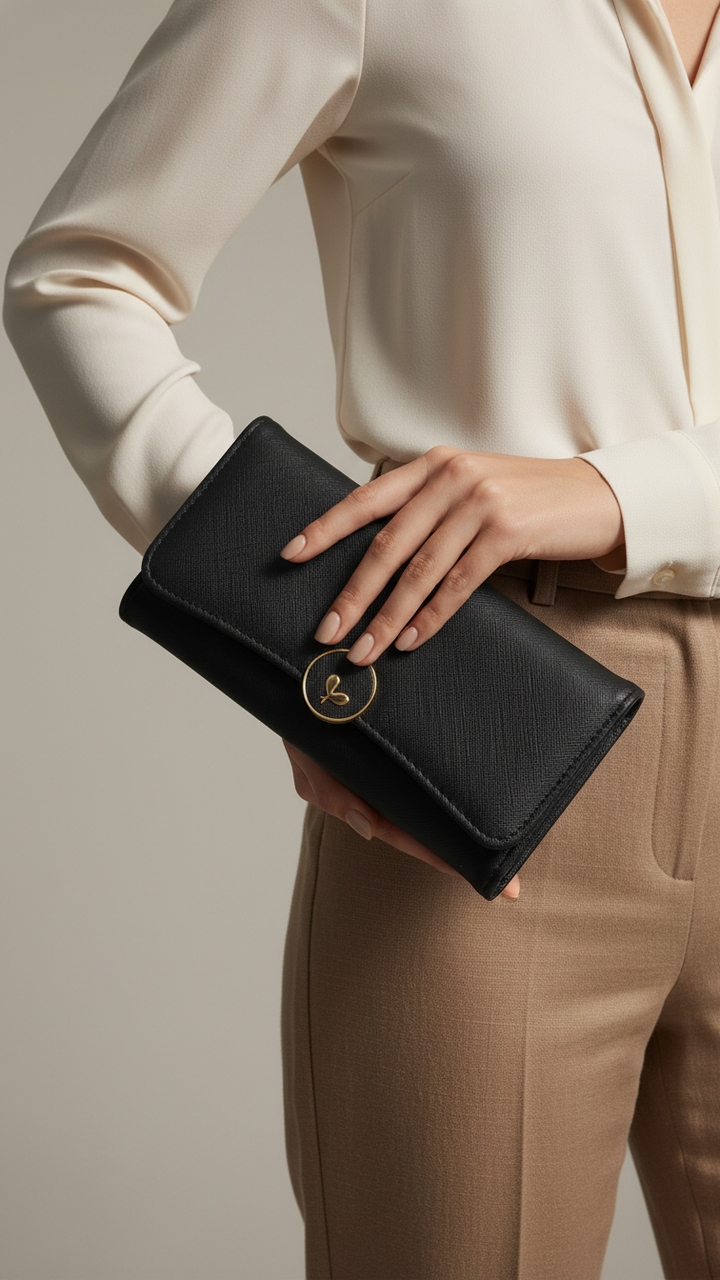 Black Women Casual Wallet P70965