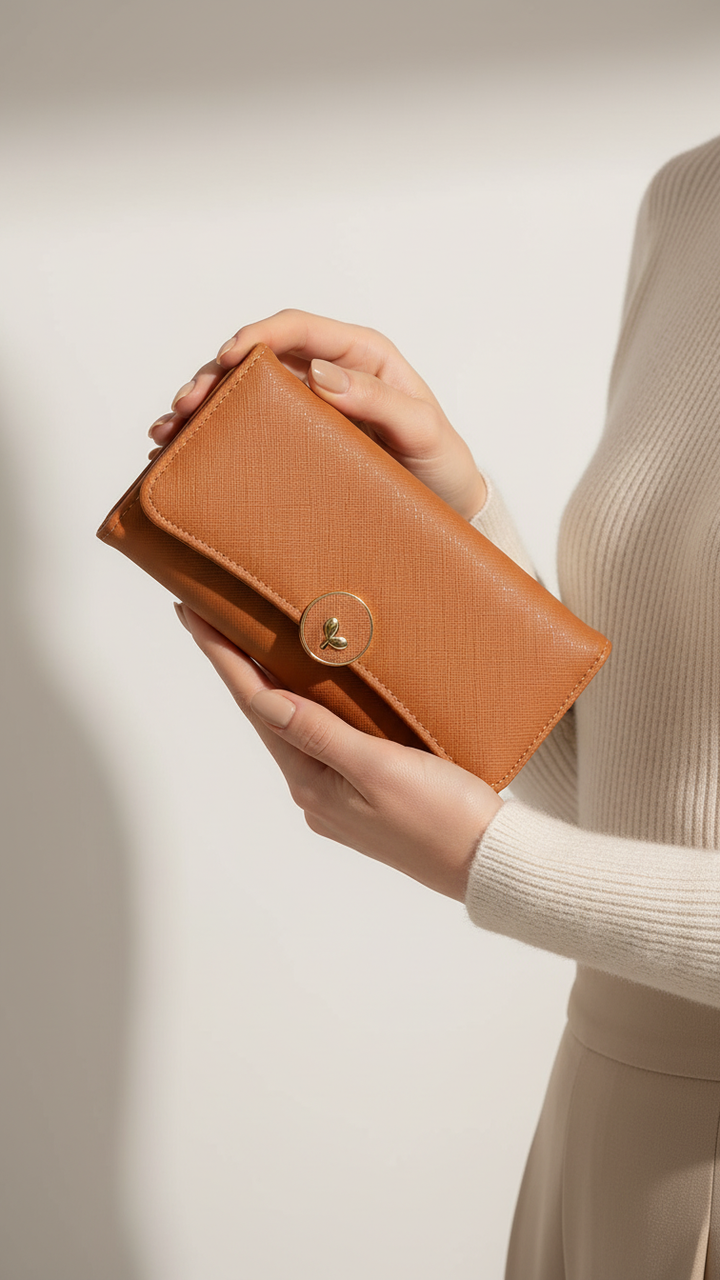 Brown Women Casual Wallet P70965