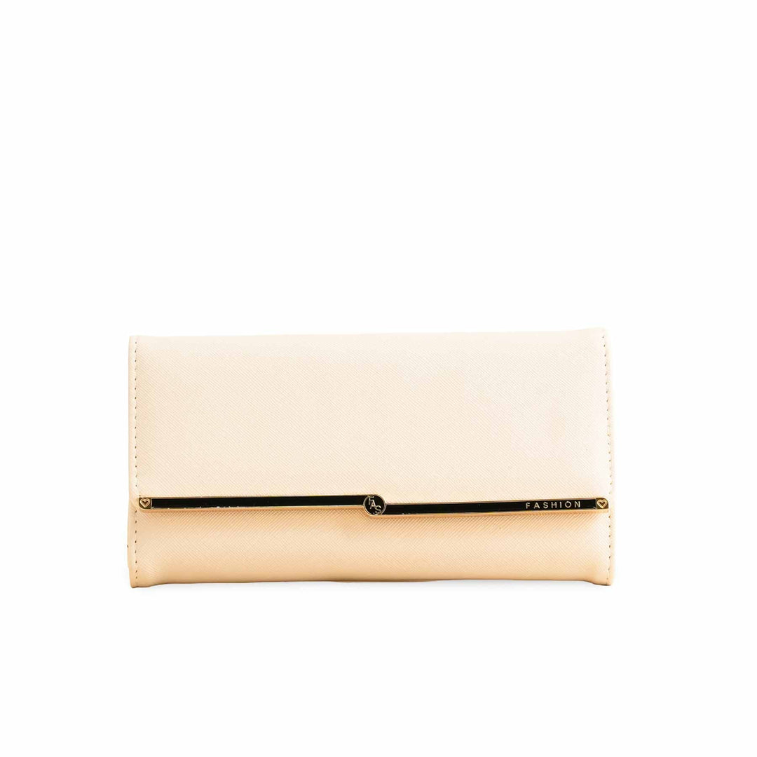 Beige Casual Wallet For Ladies P70967