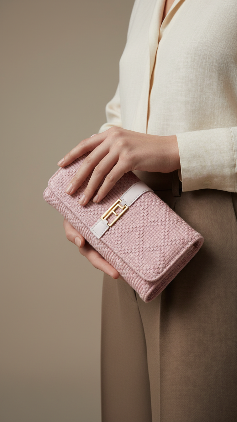 Purple Casual Wallet For Ladies P70969