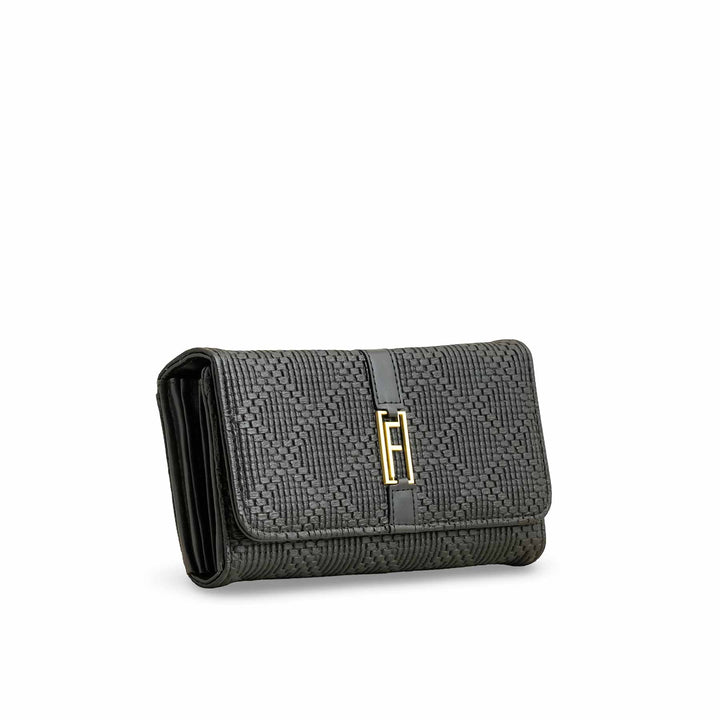 Black Casual Wallet For Ladies P70969