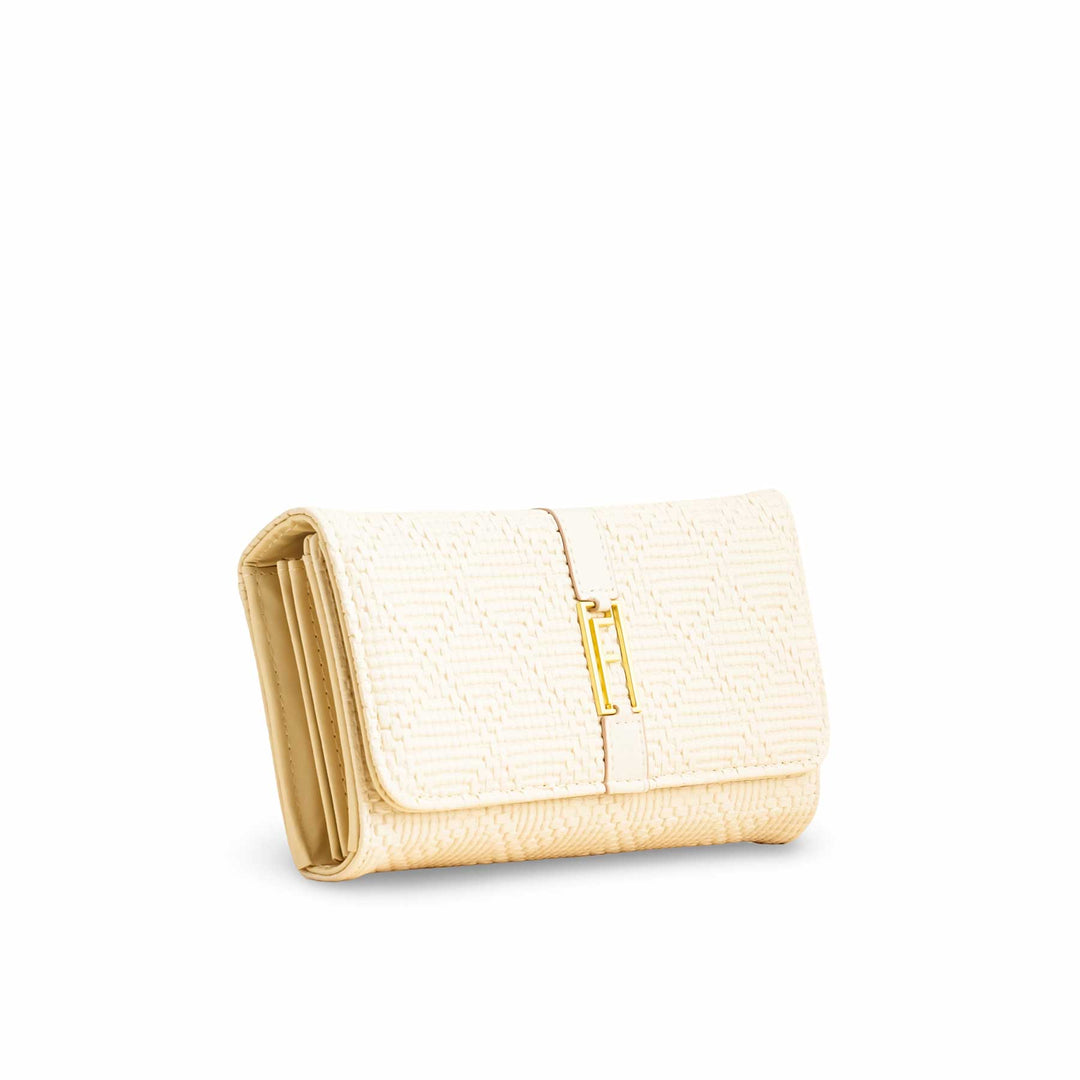 Beige Casual Wallet For Ladies P70969