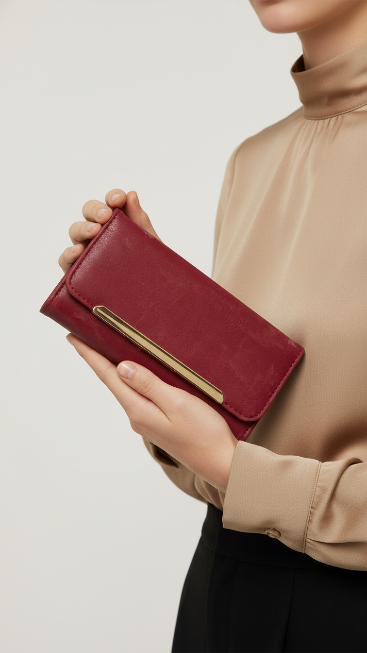 Maroon Casual Wallet P70972