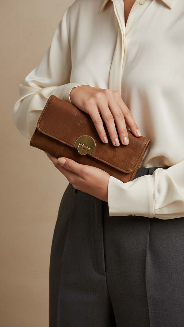 Brown Casual Wallet P70973