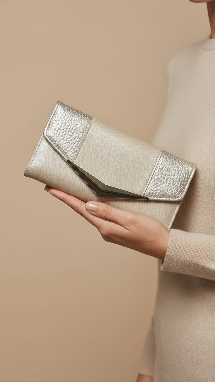 Silver Casual Wallet For Women P70978