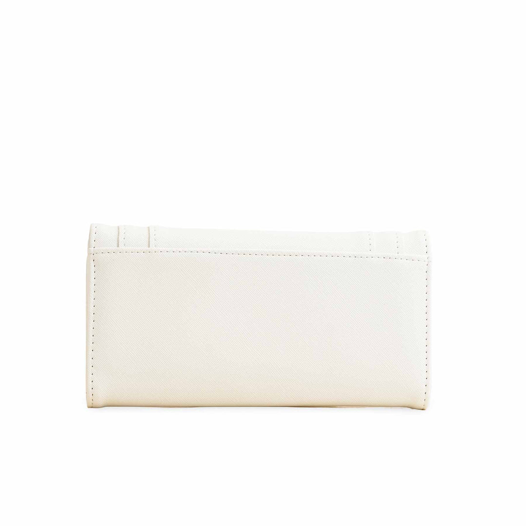 White Casual Wallet For Women P70980