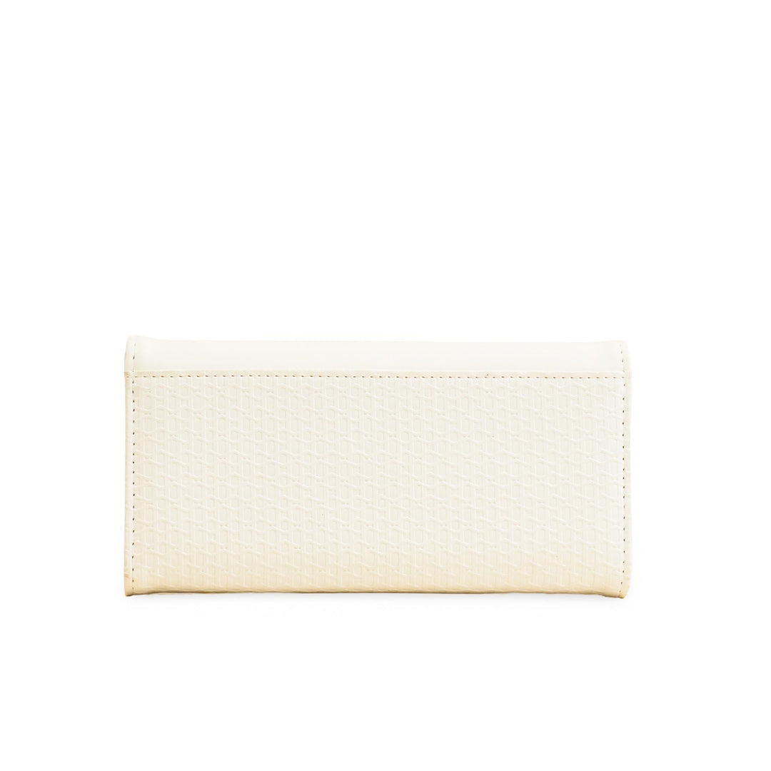 White Casual Wallet For Women P70981