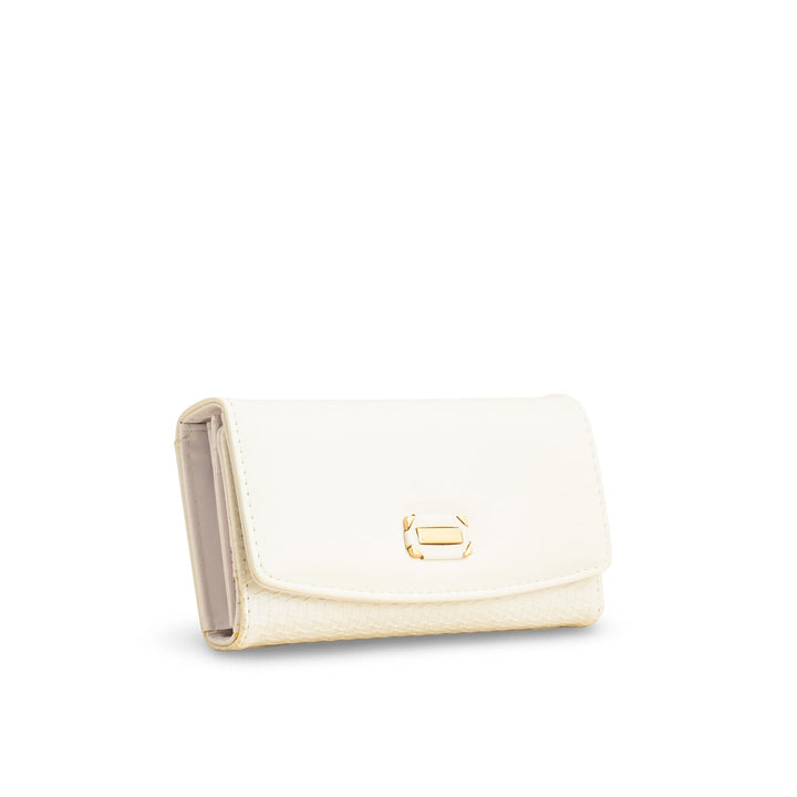 White Casual Wallet For Women P70981
