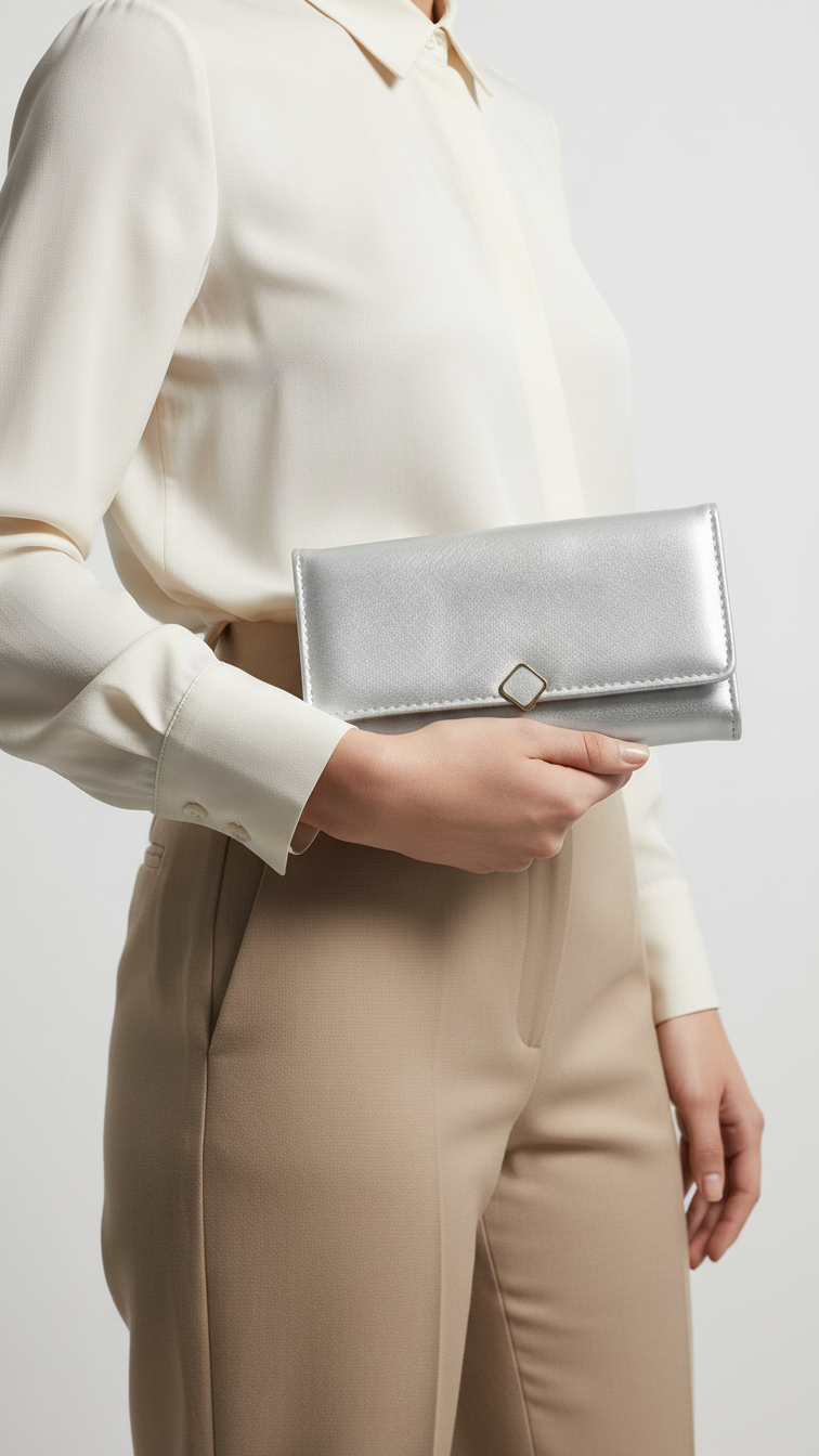 Silver Casual Wallet P70984