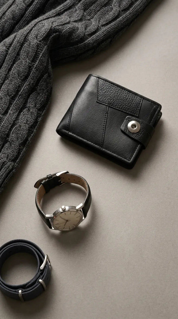 Black Casual Wallet For Men P71001