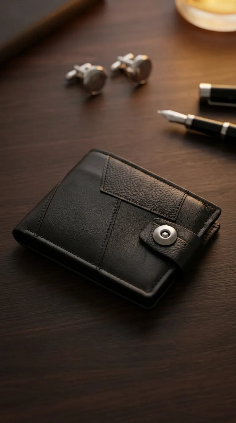 Black Casual Wallet For Men P71001