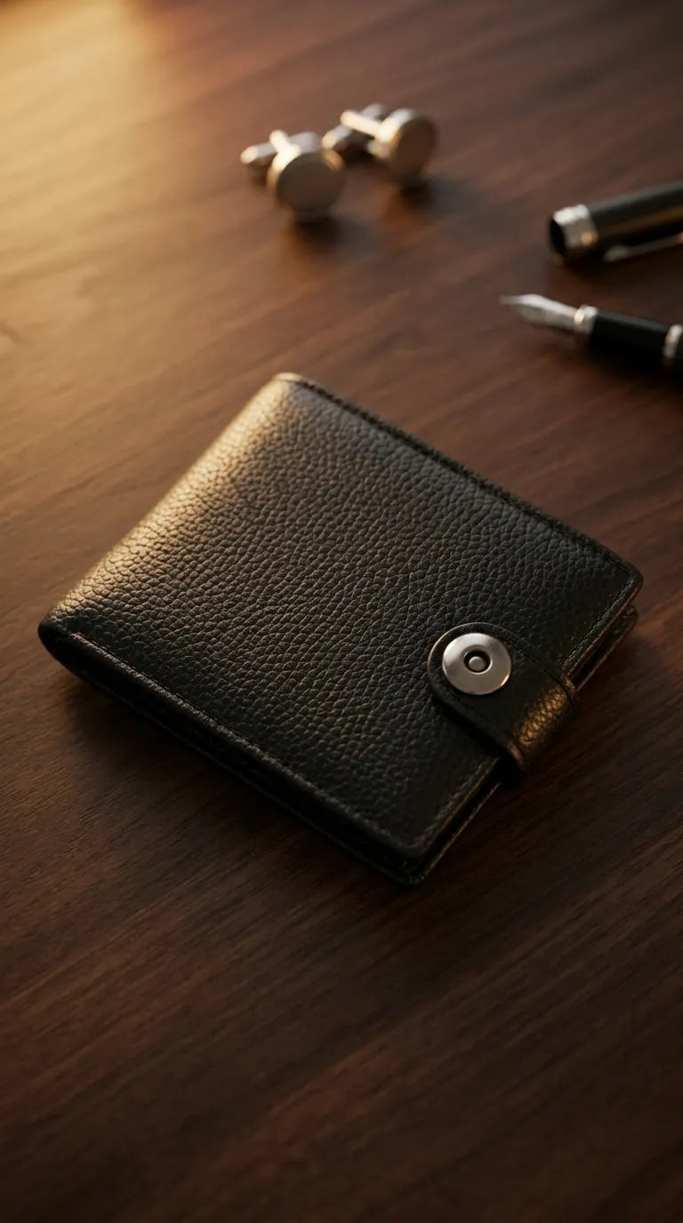 Black Casual Wallet For Men P71010