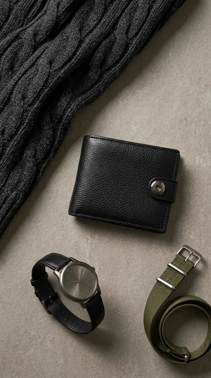 Black Casual Wallet For Men P71010