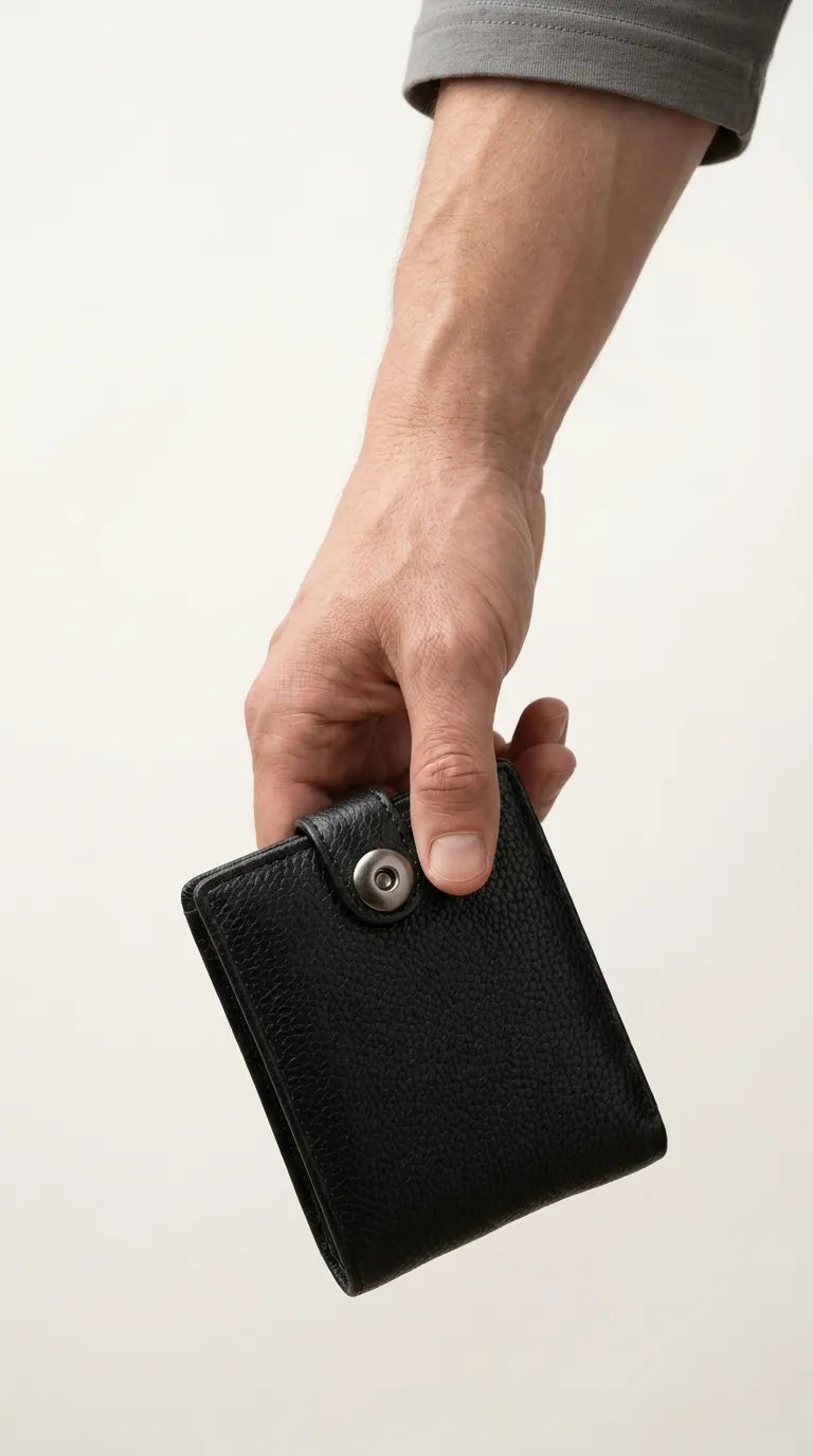 Black Casual Wallet For Men P71010