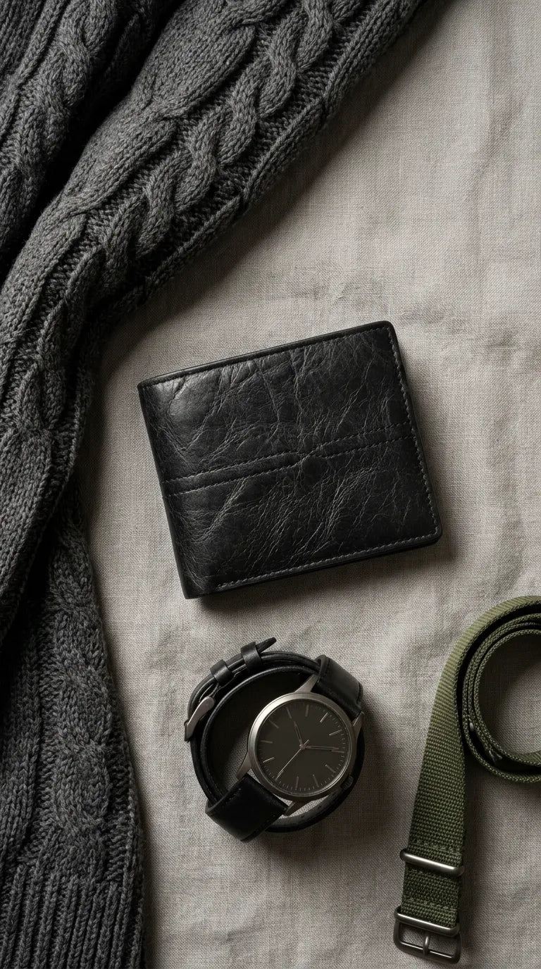 Black Casual Wallet For Men P71012