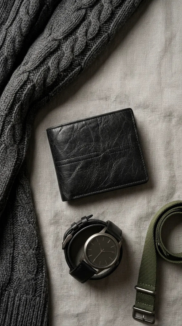 Black Casual Wallet For Men P71012