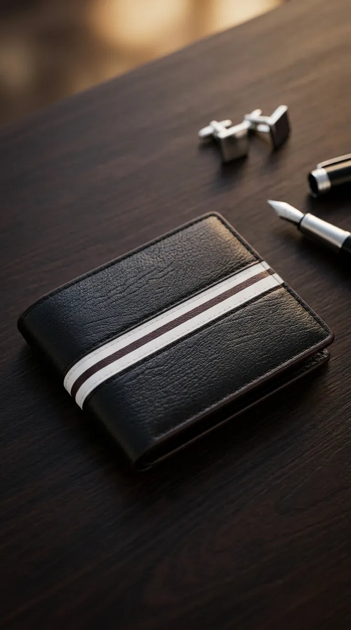 Black Casual Wallet For Men P71013