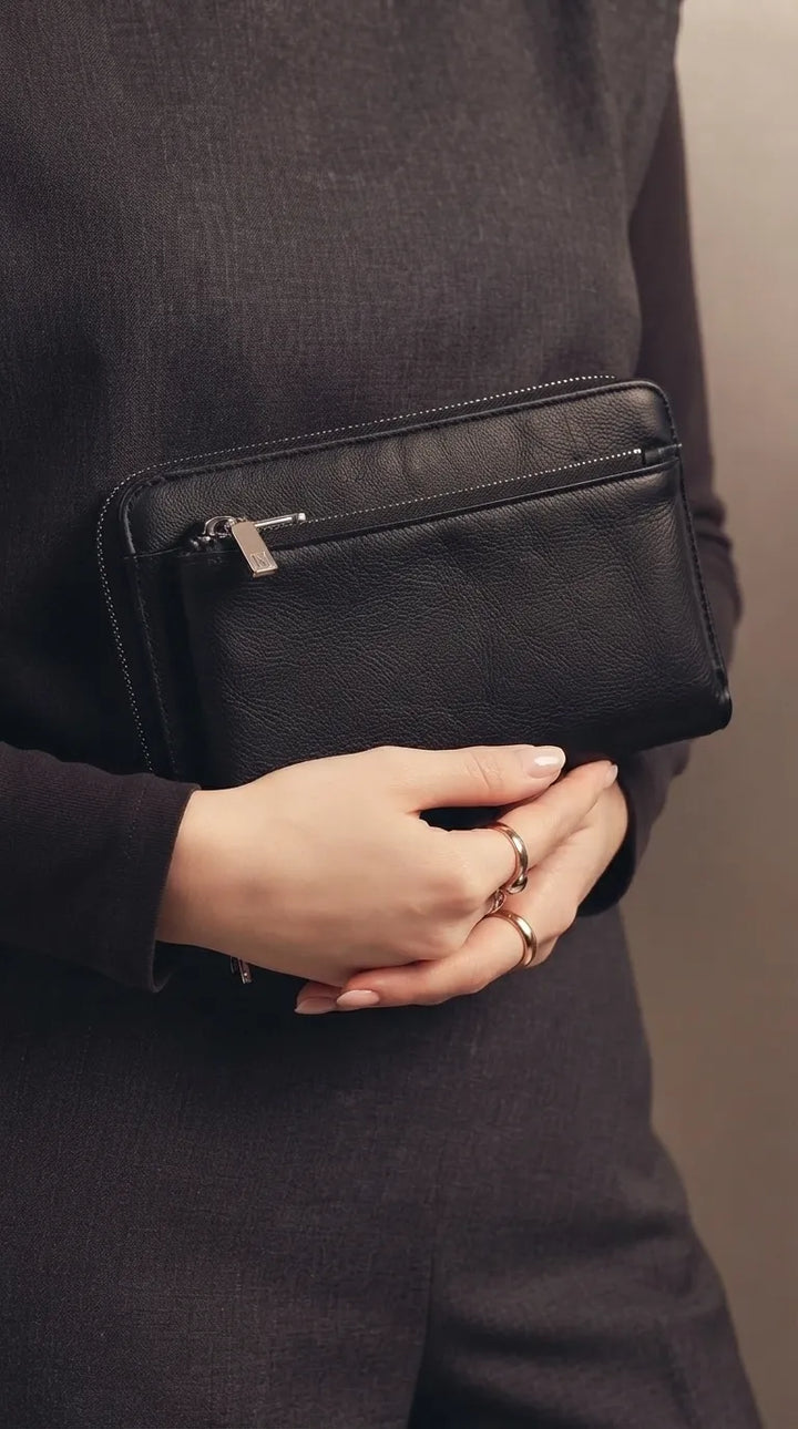 Black Formal Wallet For Women P71030