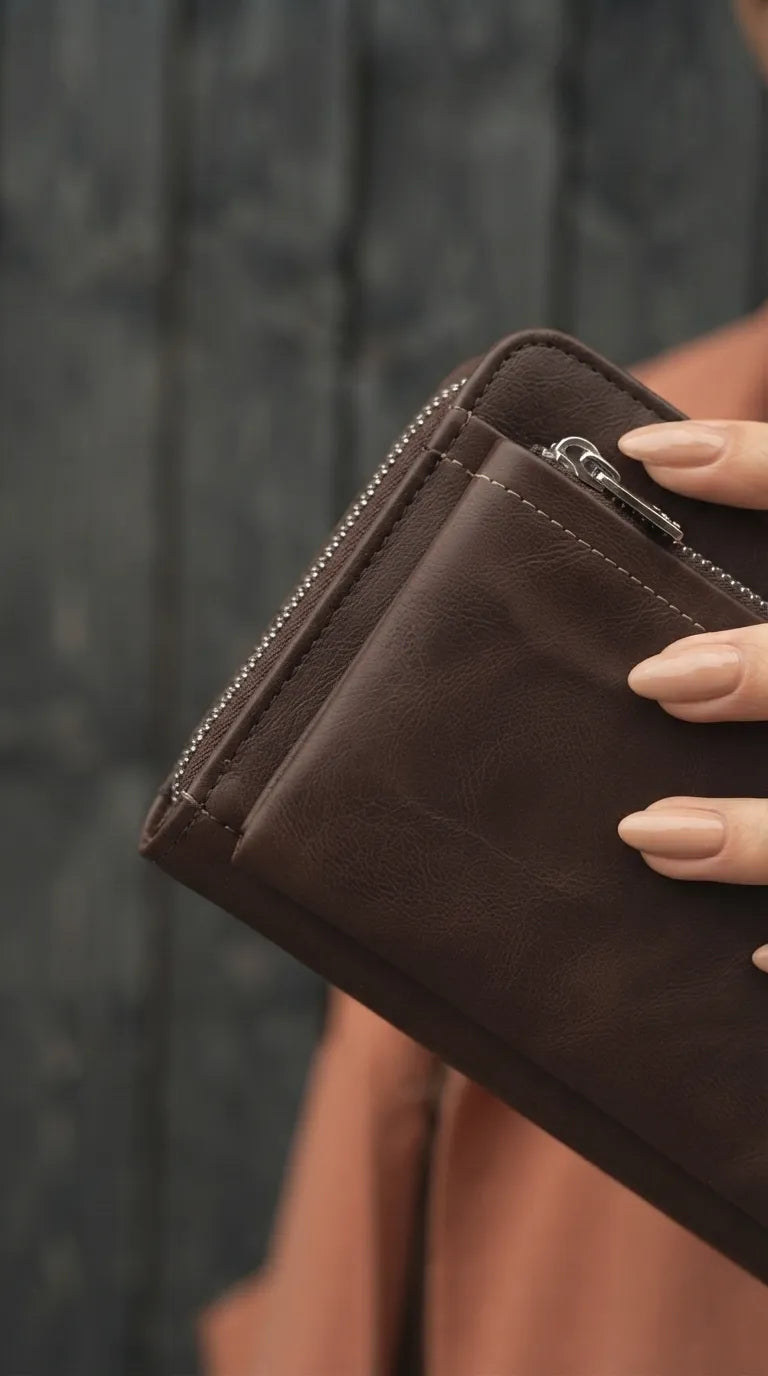 Coffee Formal Wallet For Women P71030