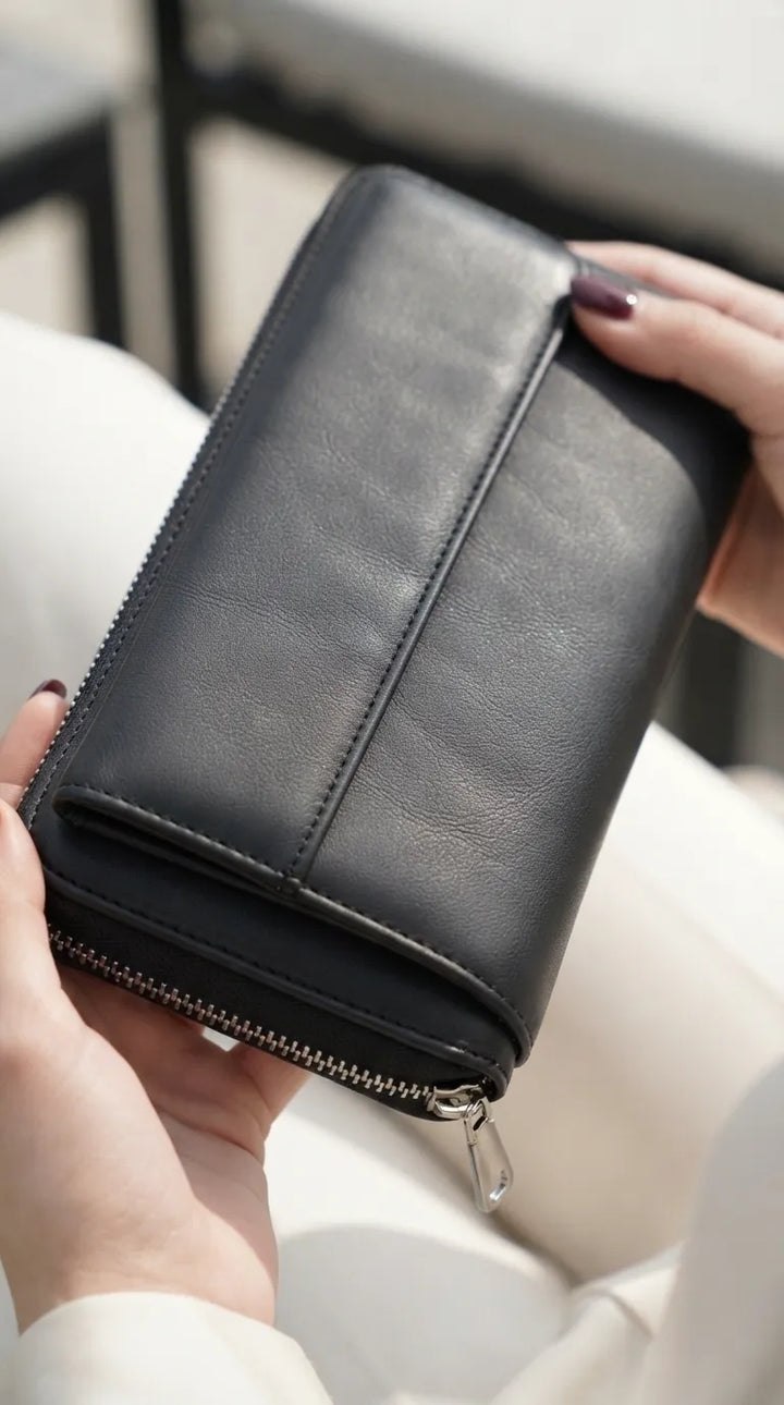 Black Formal Wallet For Women P71034