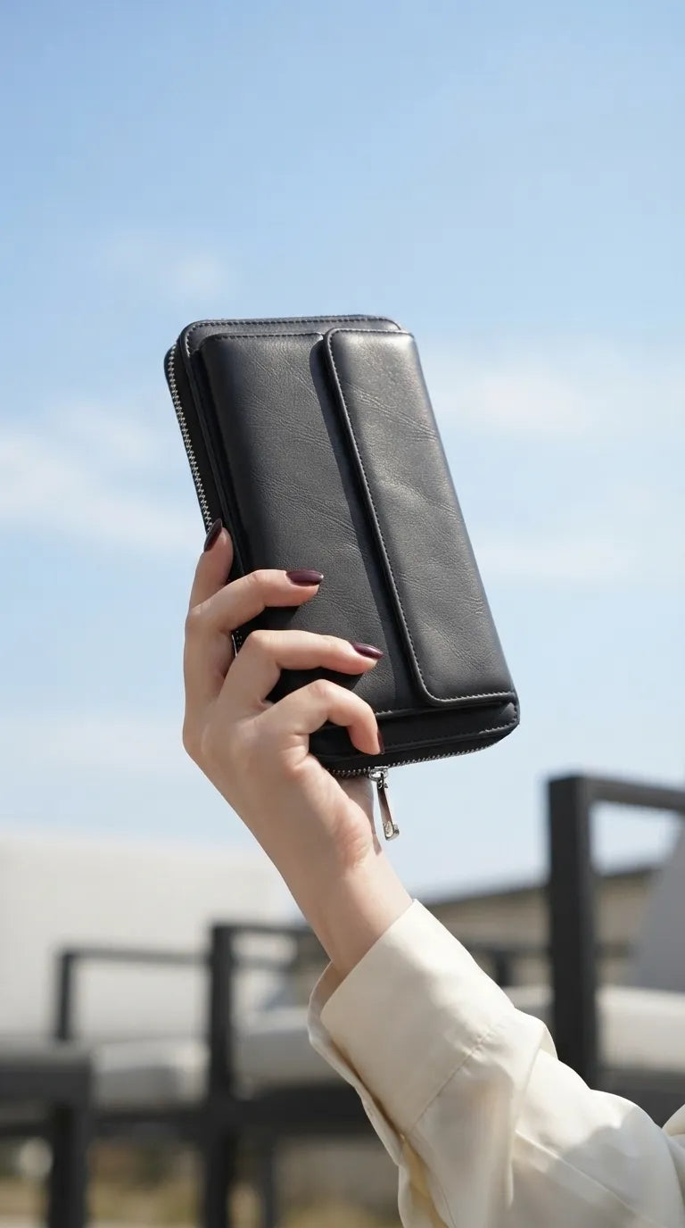 Black Formal Wallet For Women P71034