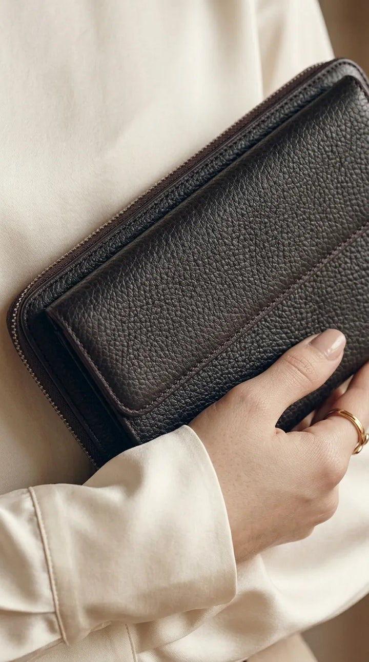 Coffee Formal Wallet For Women P71035