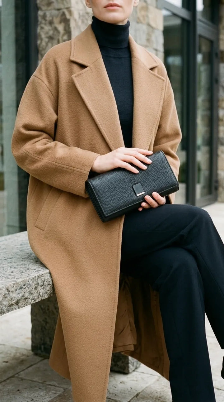 Black Formal Wallet For Women P71044