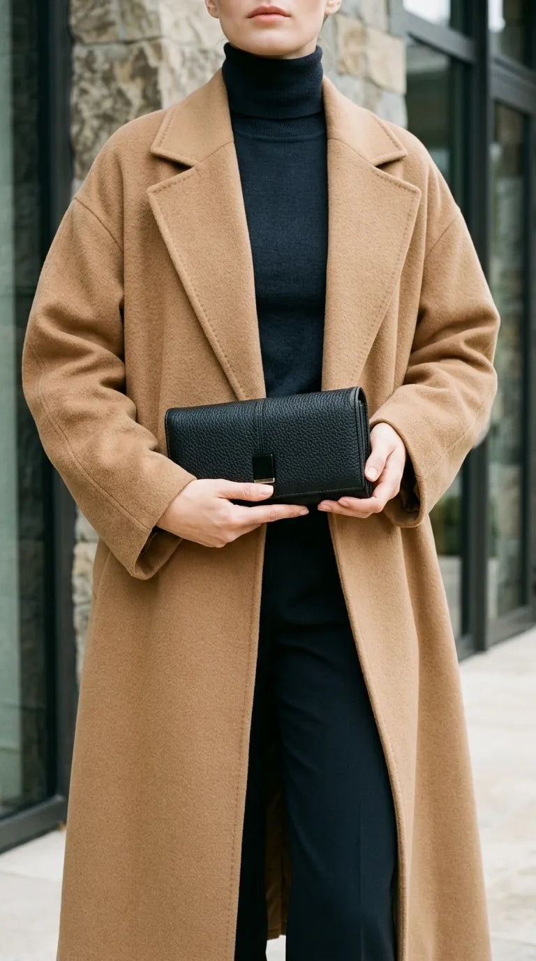 Black Formal Wallet For Women P71044