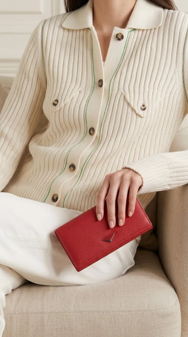 Red Formal Wallet For Women P71045