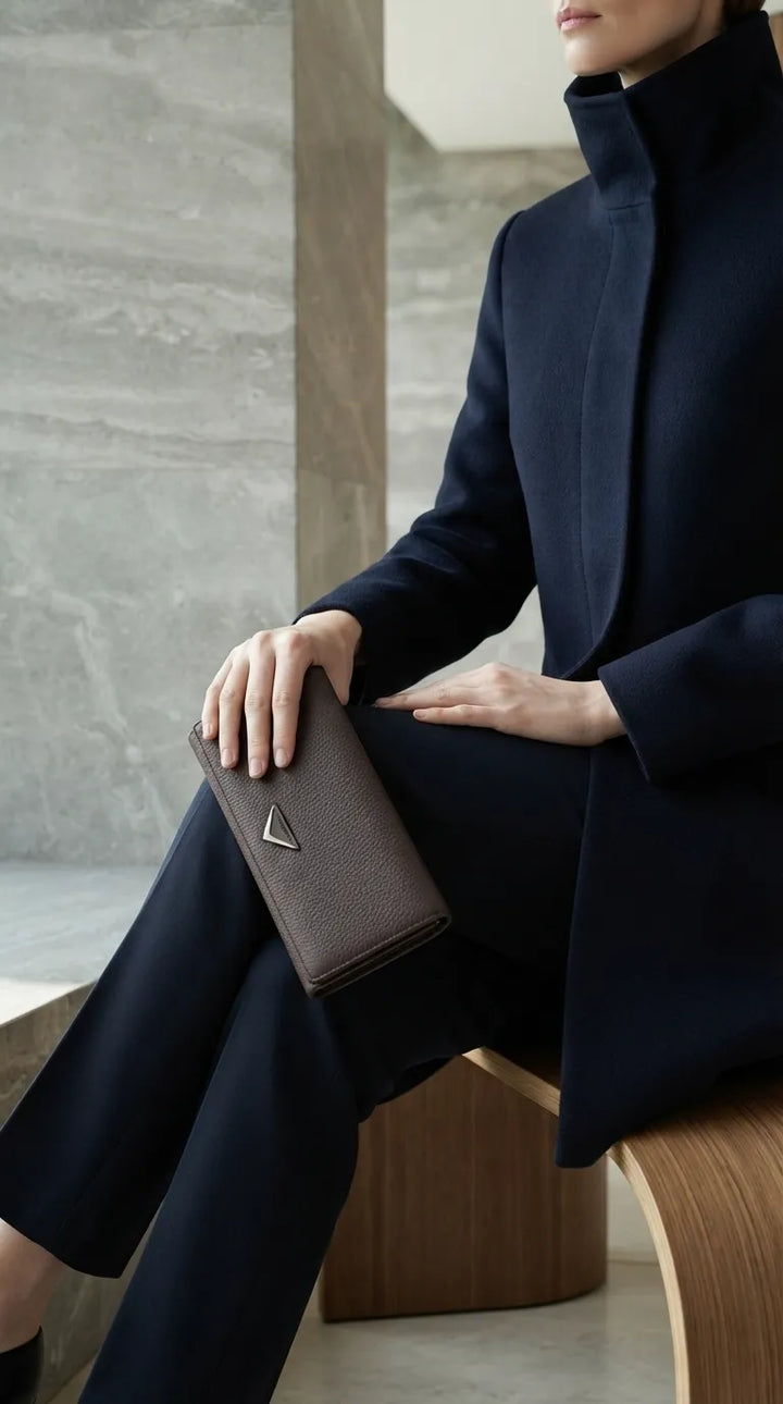 Coffee Formal Wallet For Women P71045