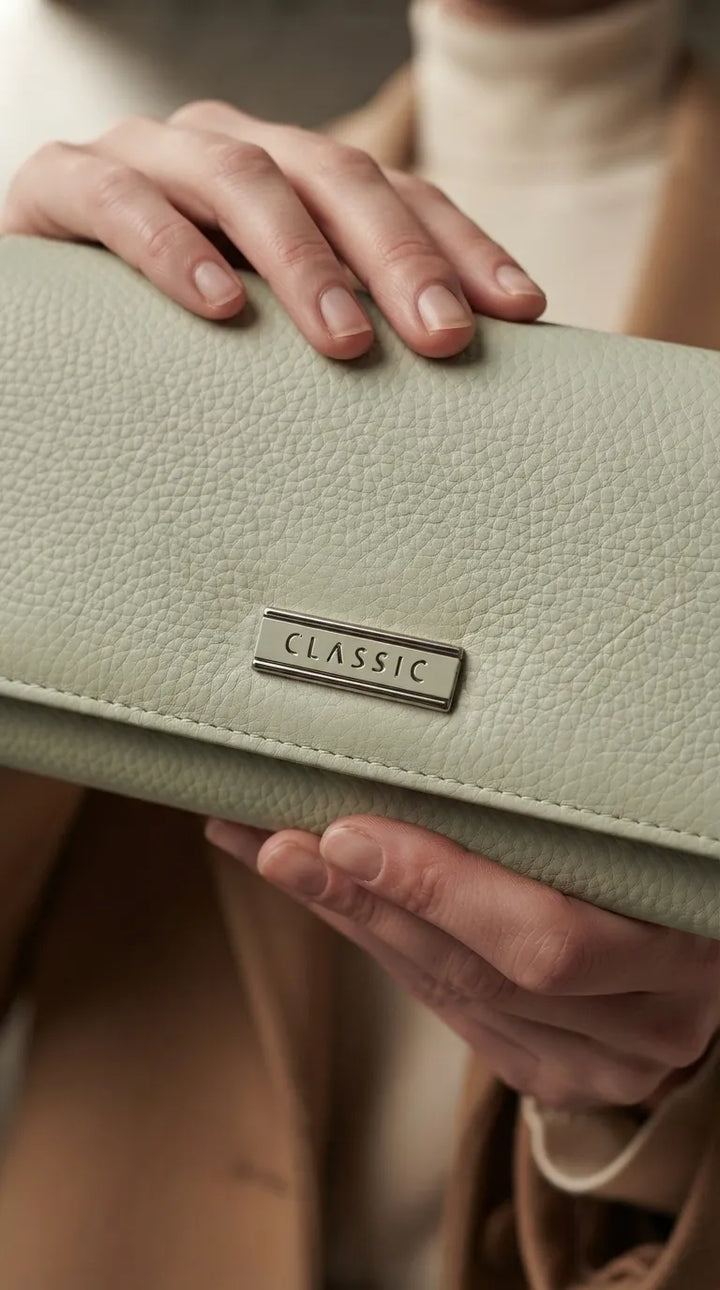 Green Formal Wallet For Women P71046