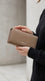 Beige Formal Wallet For Women P71046