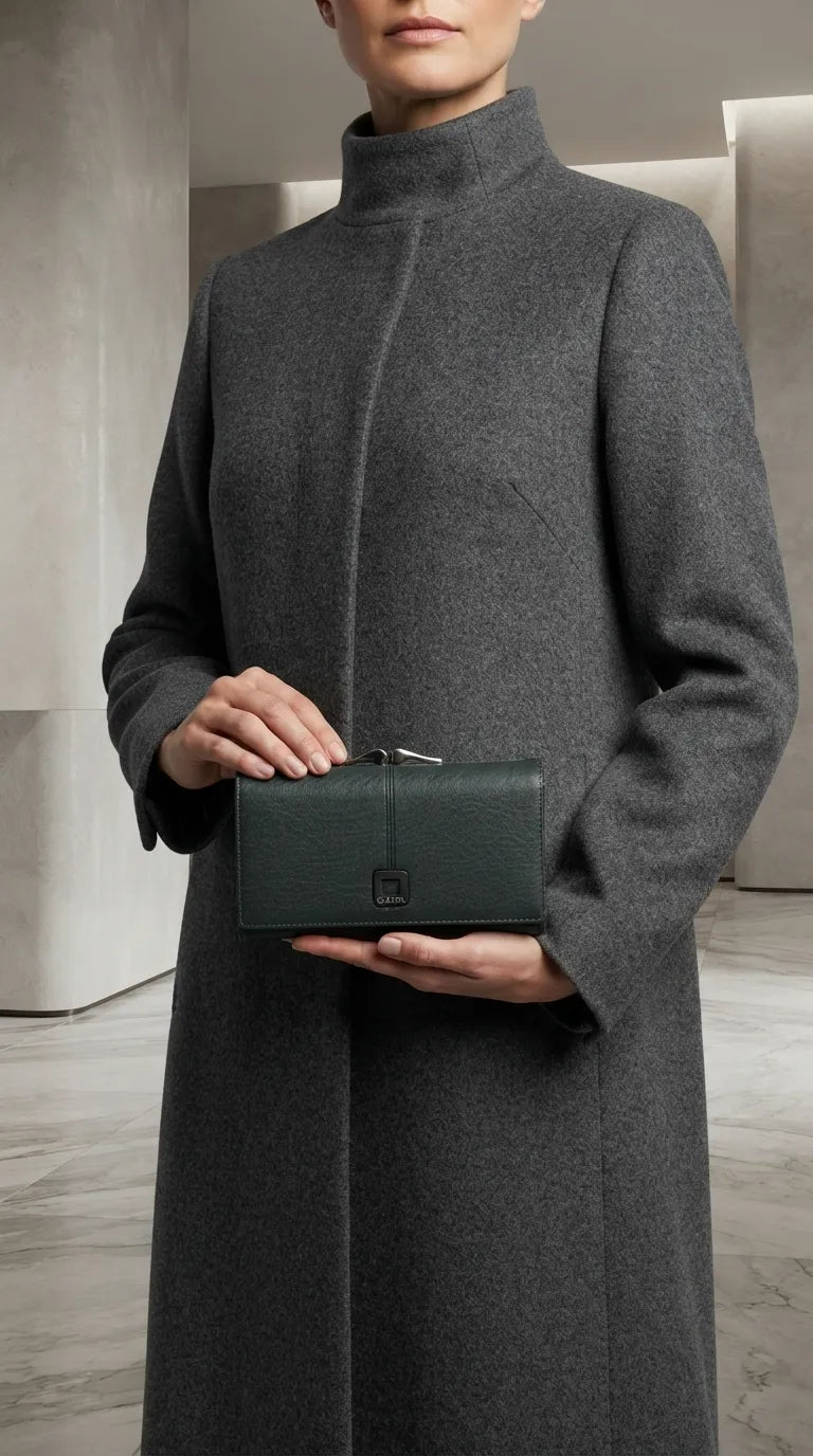Green Formal Wallet For Women P71047