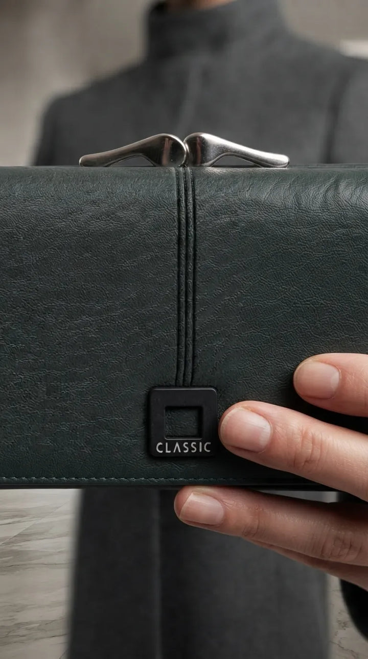 Green Formal Wallet For Women P71047
