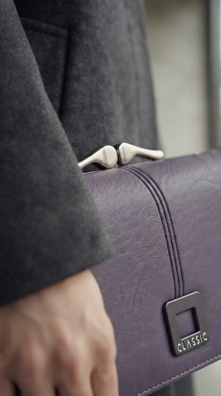Purple Formal Wallet For Women P71047