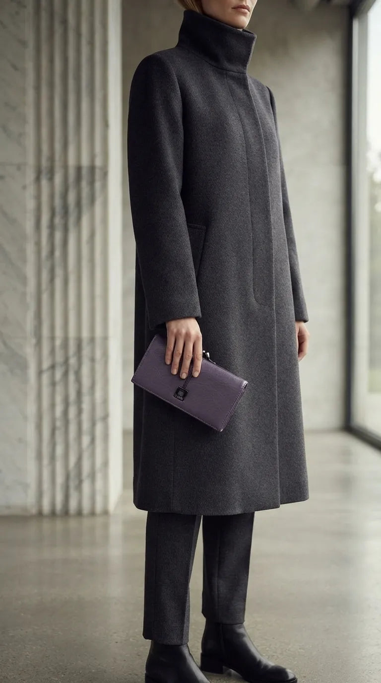 Purple Formal Wallet For Women P71047