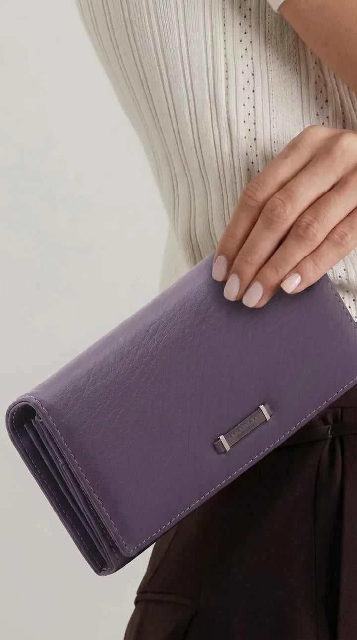 Purple Formal Wallet For Women P71048