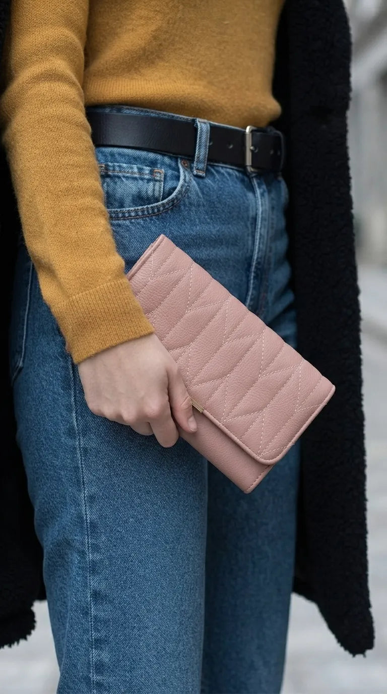 Pink Formal Wallet For Women P71049
