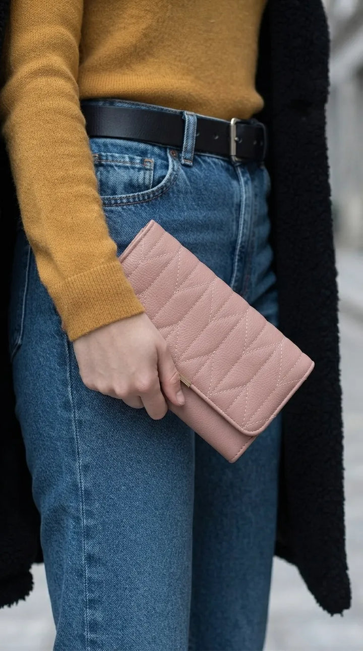 Pink Formal Wallet For Women P71049