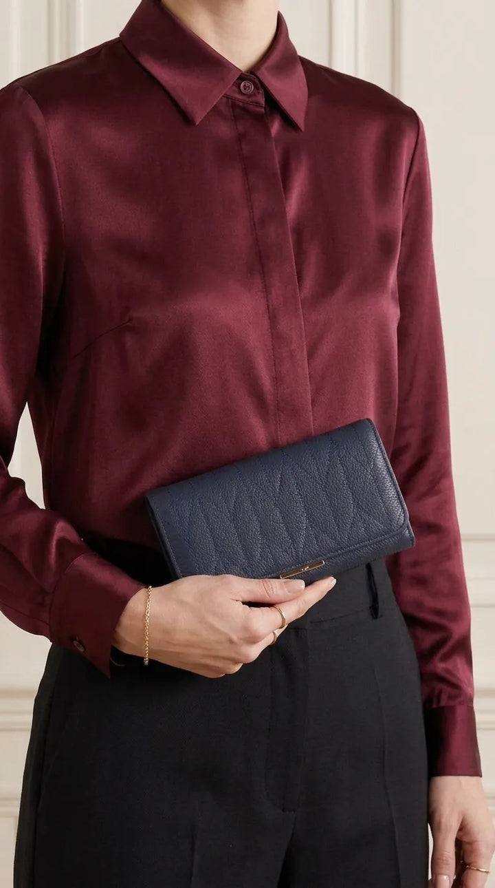 Navy Formal Wallet For Women P71049