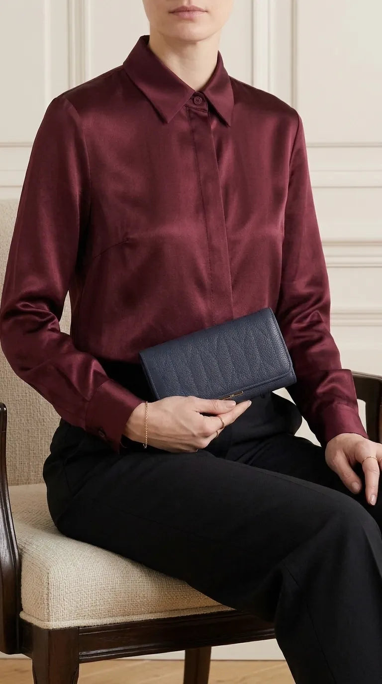 Navy Formal Wallet For Women P71049