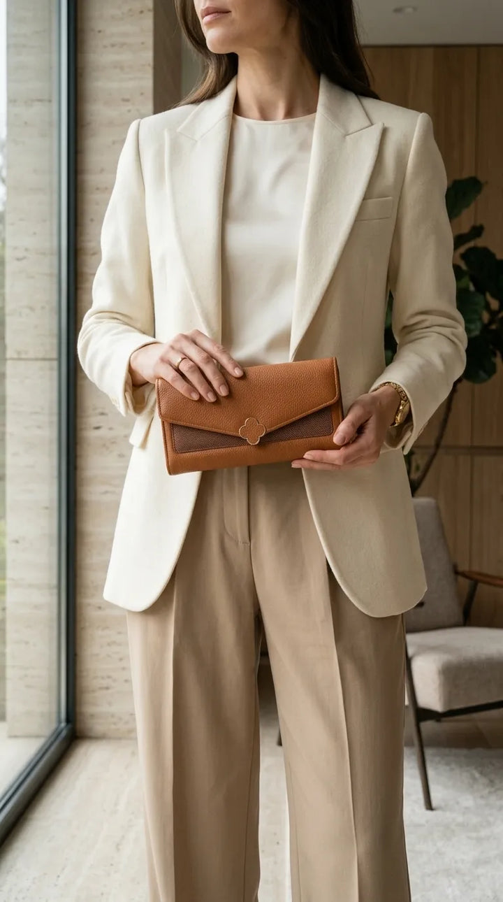 Mustard Formal Wallet For Women P71051