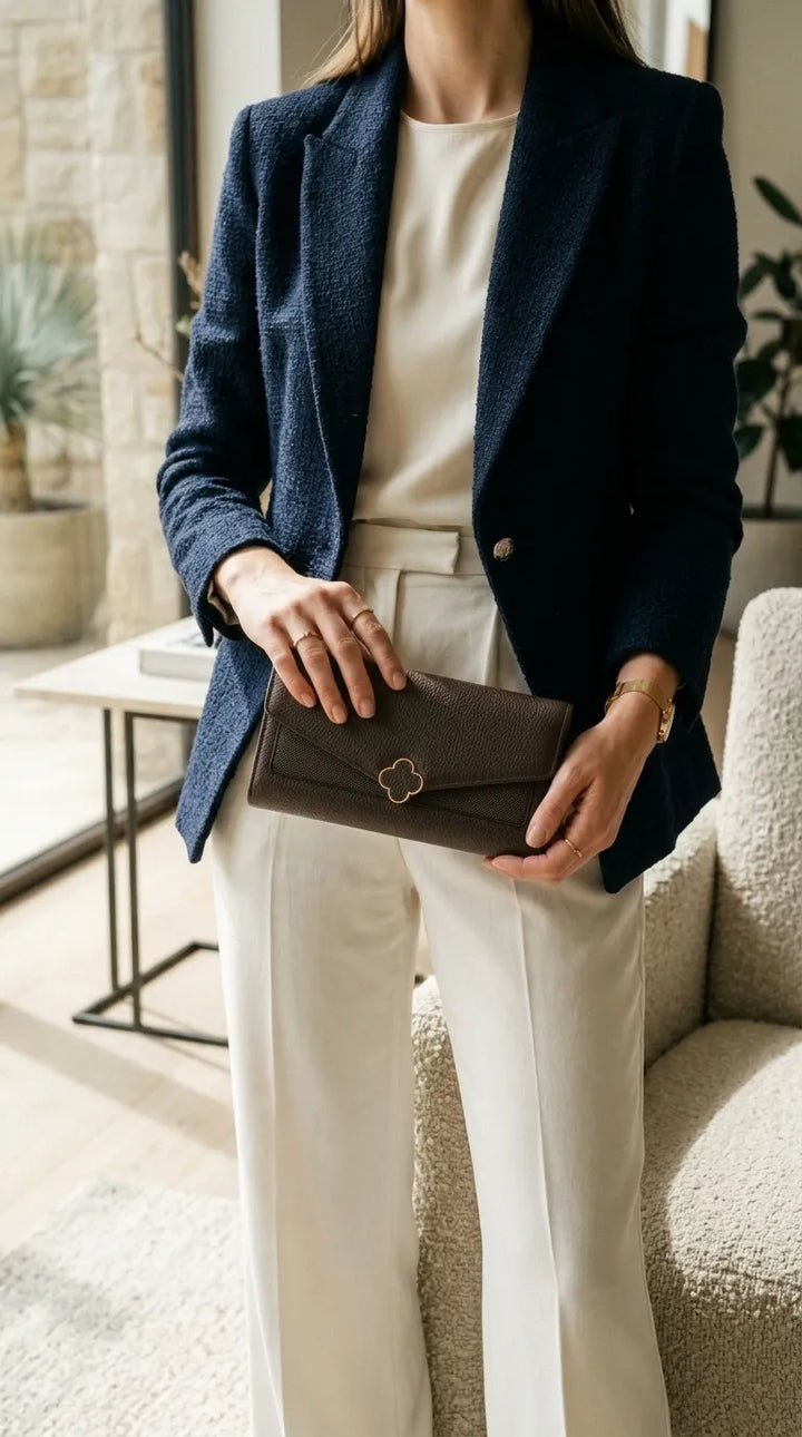 Coffee Formal Wallet For Women P71051