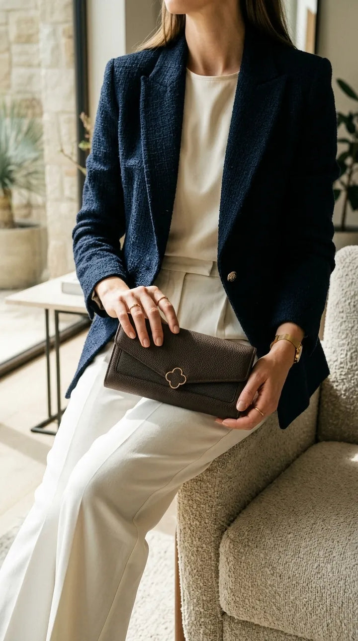 Coffee Formal Wallet For Women P71051
