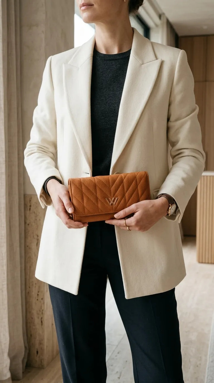 Mustard Formal Wallet For Women P71052