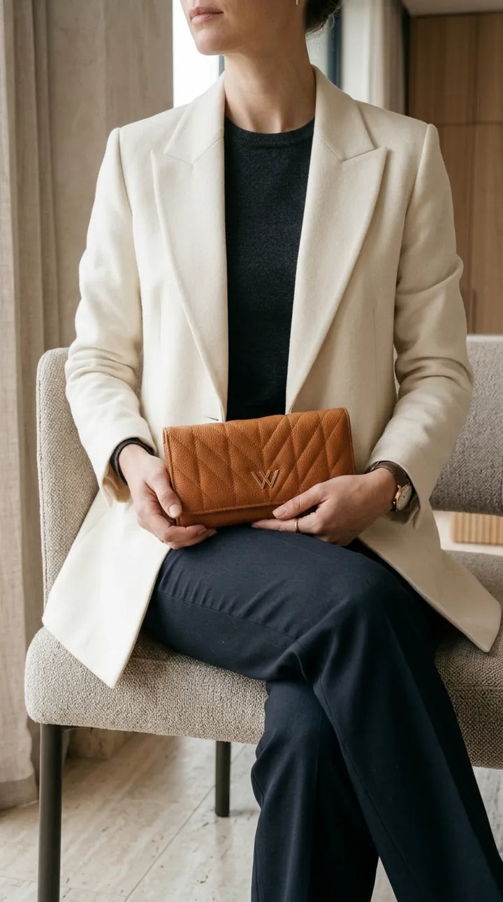 Mustard Formal Wallet For Women P71052